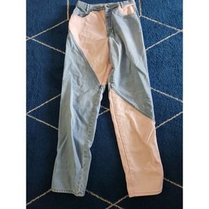 Quarter Horse 2 Tone Pink & Denim Jeans Size 17